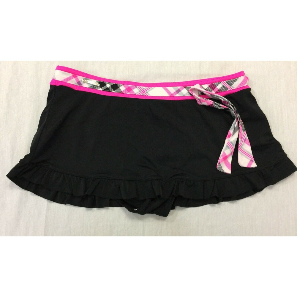 ZEROXPOSUR WOMENS SWIM SKIRT SKORT WITH BUILT BIKINI SIZE 12